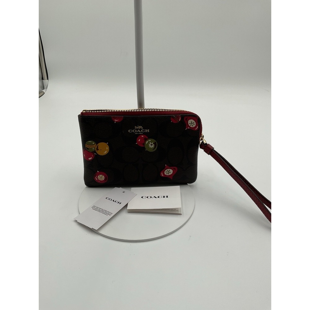 Authentic Women Coach New York Coin Wallet Bag With Zipper
